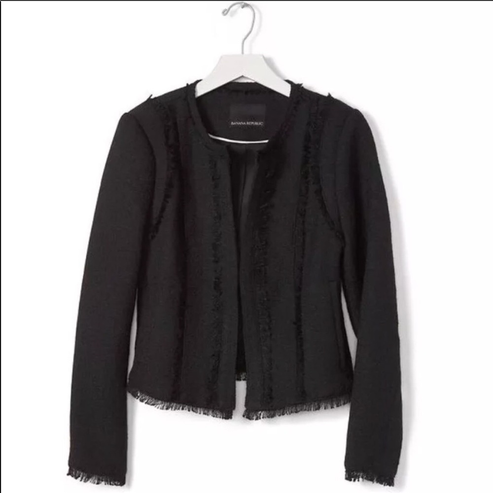 NWT* Banana Republic Cropped Tweed Blazer